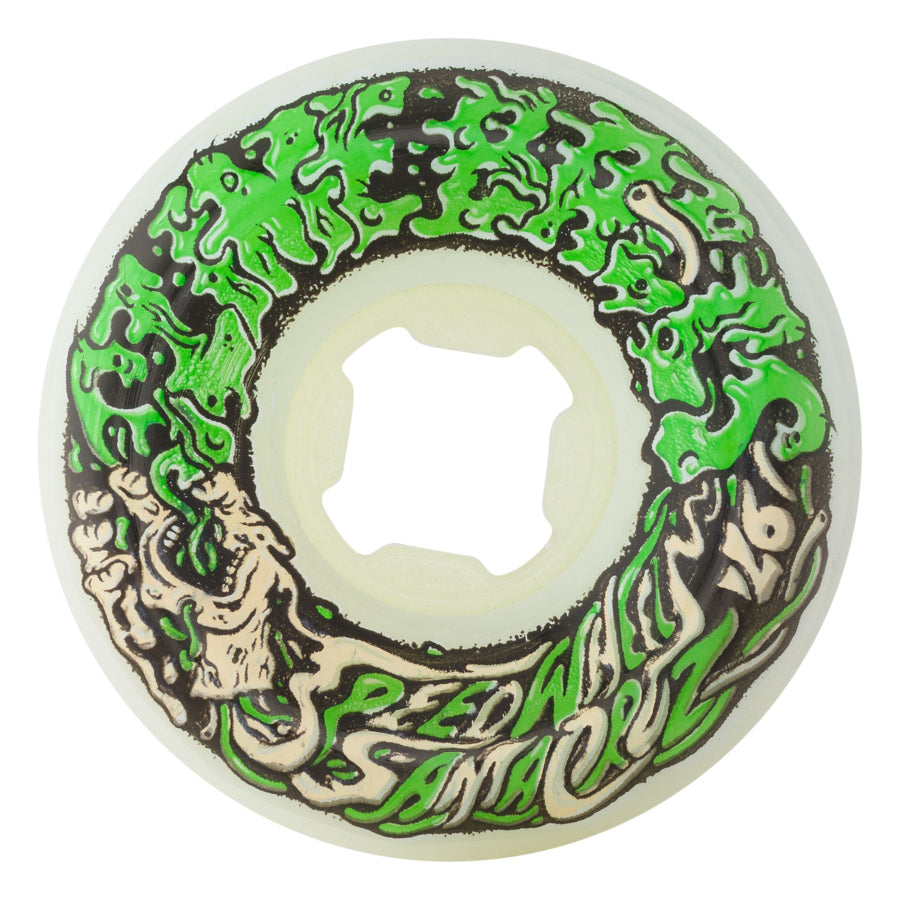 Slime Balls Wheels Vomit Mini White/Green 54mm 97a Skate Wheels