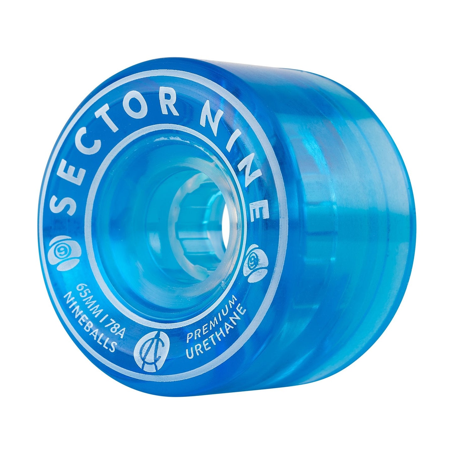 Sector 9 65mm 78a Nineballs Longboard Wheels Blue