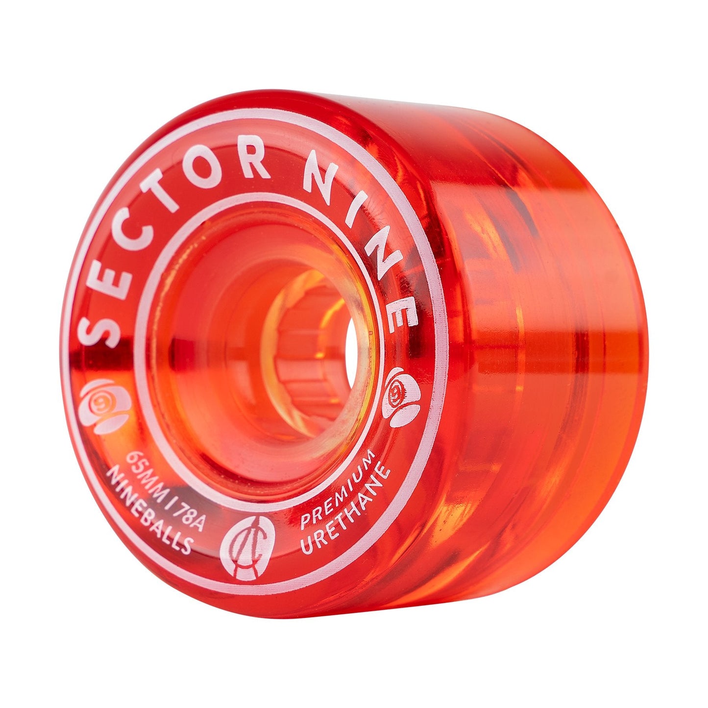 Sector 9 65mm 78a Nineballs Longboard Wheels Red