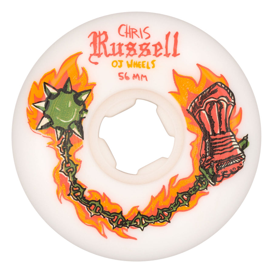 OJ Wheels Chris Russell Elite Hardline 56mm 101a Skateboard Wheels