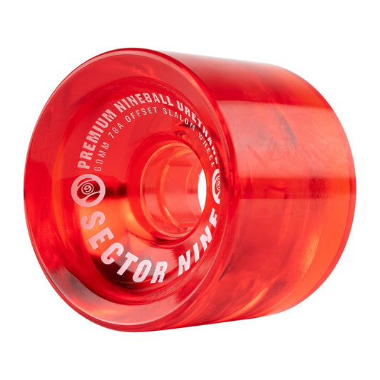 Sector 9 69mm 78a Nineballs Longboard Wheels Red
