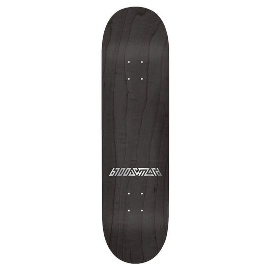 Blood Wizard Future Wasteland Silver/Natural 8.5in x 31.875in Skateboard Deck