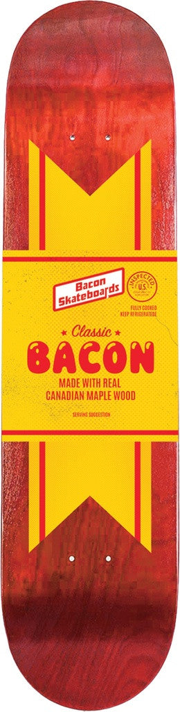 Bacon Team Maple Cut 8.75in x 32.63in Skateboard Deck