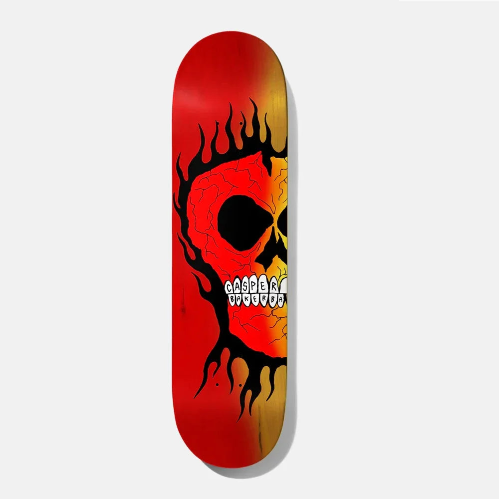 Baker Casper Brooker Rasta Skull B2 8.5in x 32.5in Skateboard Deck