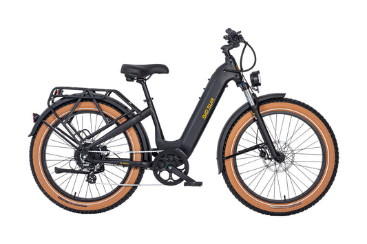 AIMA Big Sur 26" Fat Tire Electric Bike Matte Black