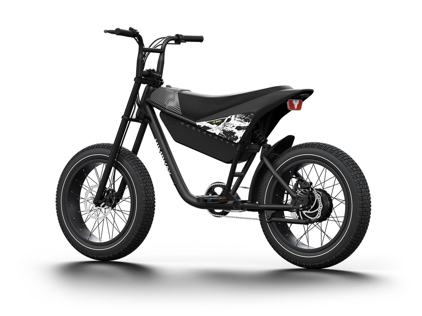 Himiway C5 Sport 750W Moto Style Electric Bike Black