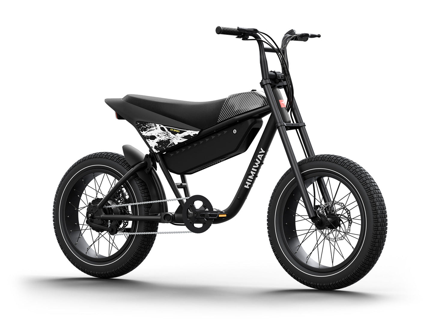 Himiway C5 Sport 750W Moto Style Electric Bike Black