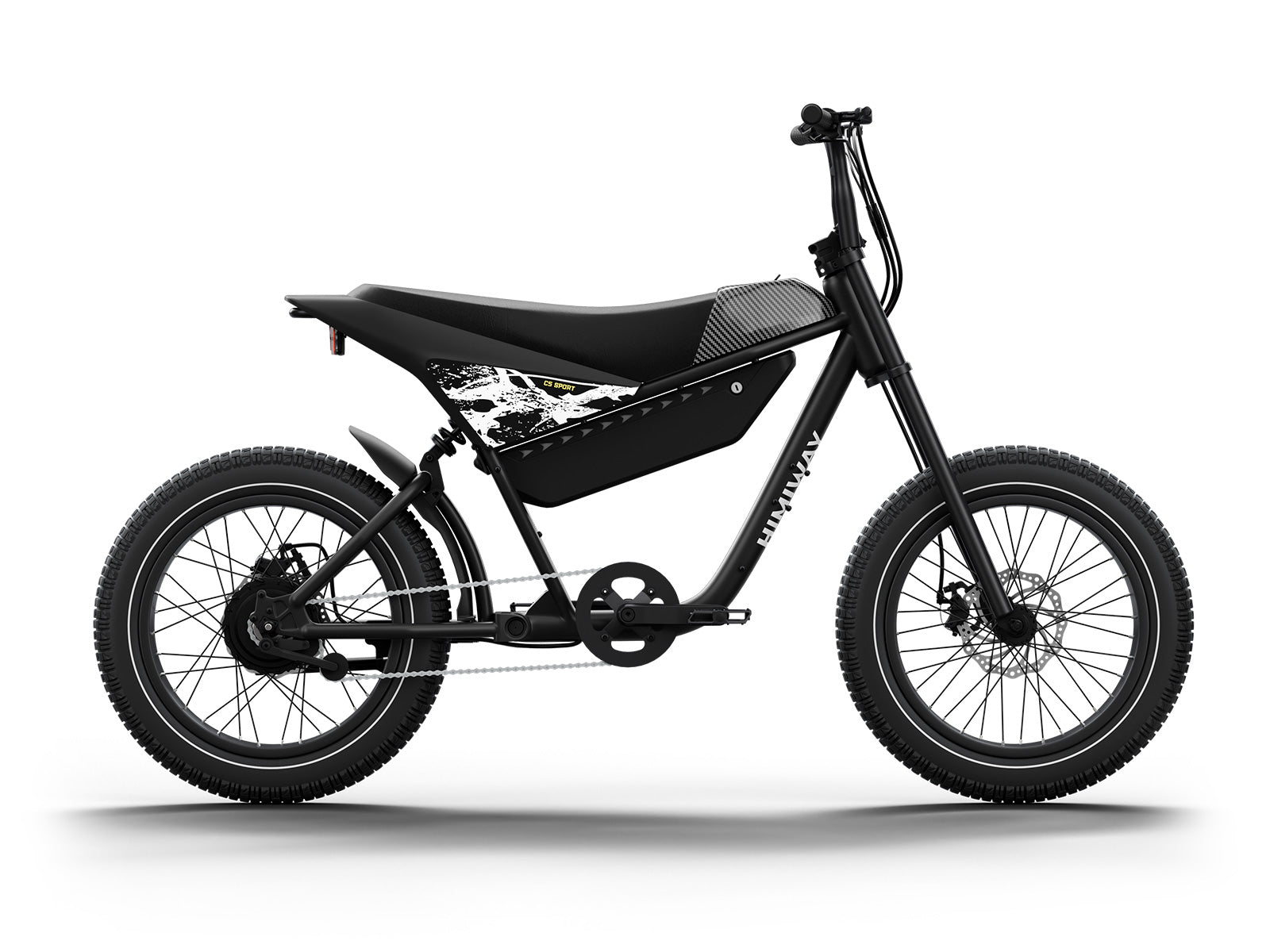 Himiway C5 Sport 750W Moto Style Electric Bike Black
