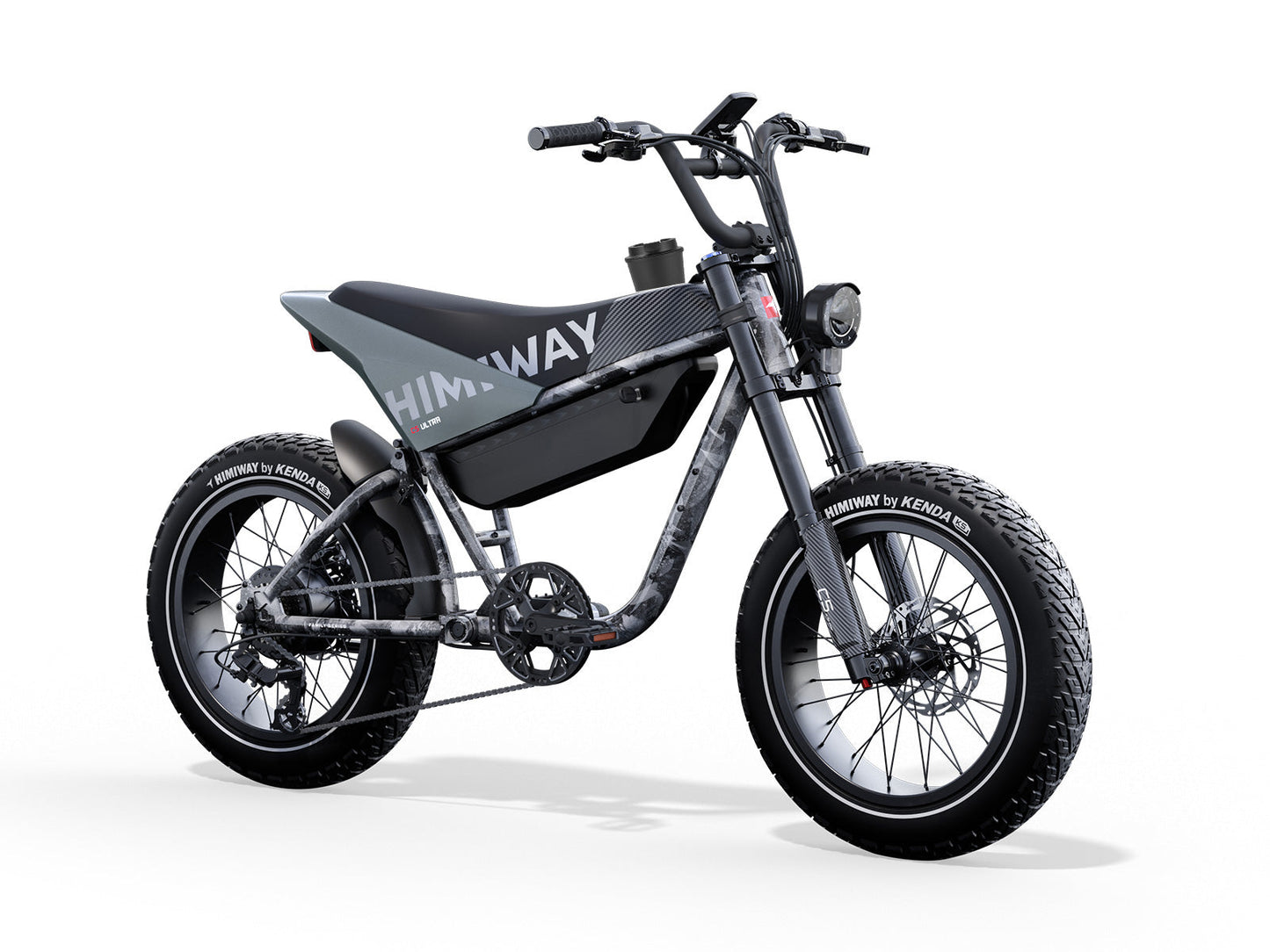 Himiway C5 Ultra 750W Motorbike Style Electric Bike Ink Gray Camo