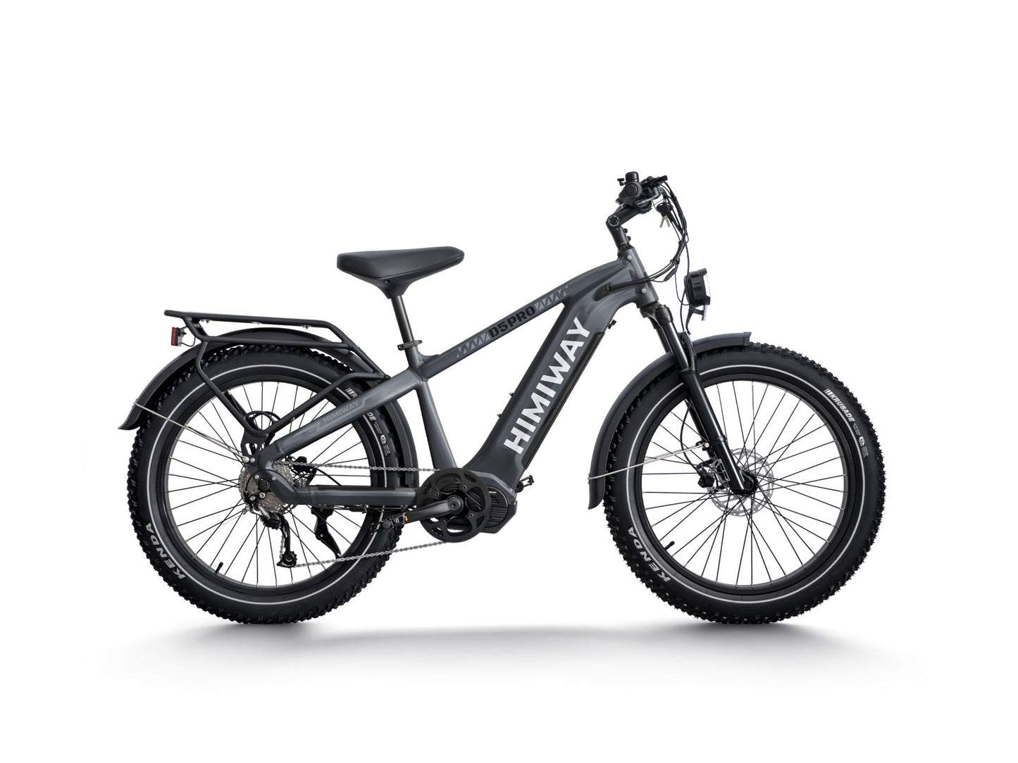 Himiway D5 Pro Stepover 500W Middrive Fat Tire All-Terrain Long Range E-Bike Grey