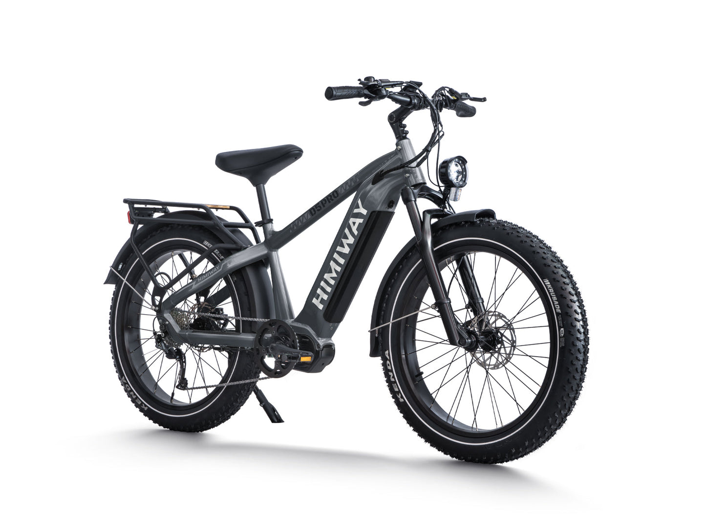Himiway D5 Pro Stepover 500W Middrive Fat Tire All-Terrain Long Range E-Bike Grey