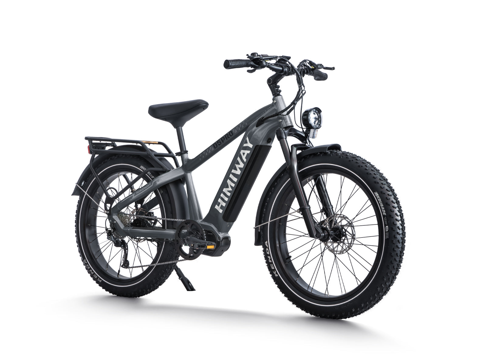 Himiway D5 Pro Stepover 500W Middrive Fat Tire All-Terrain Long Range E-Bike Grey