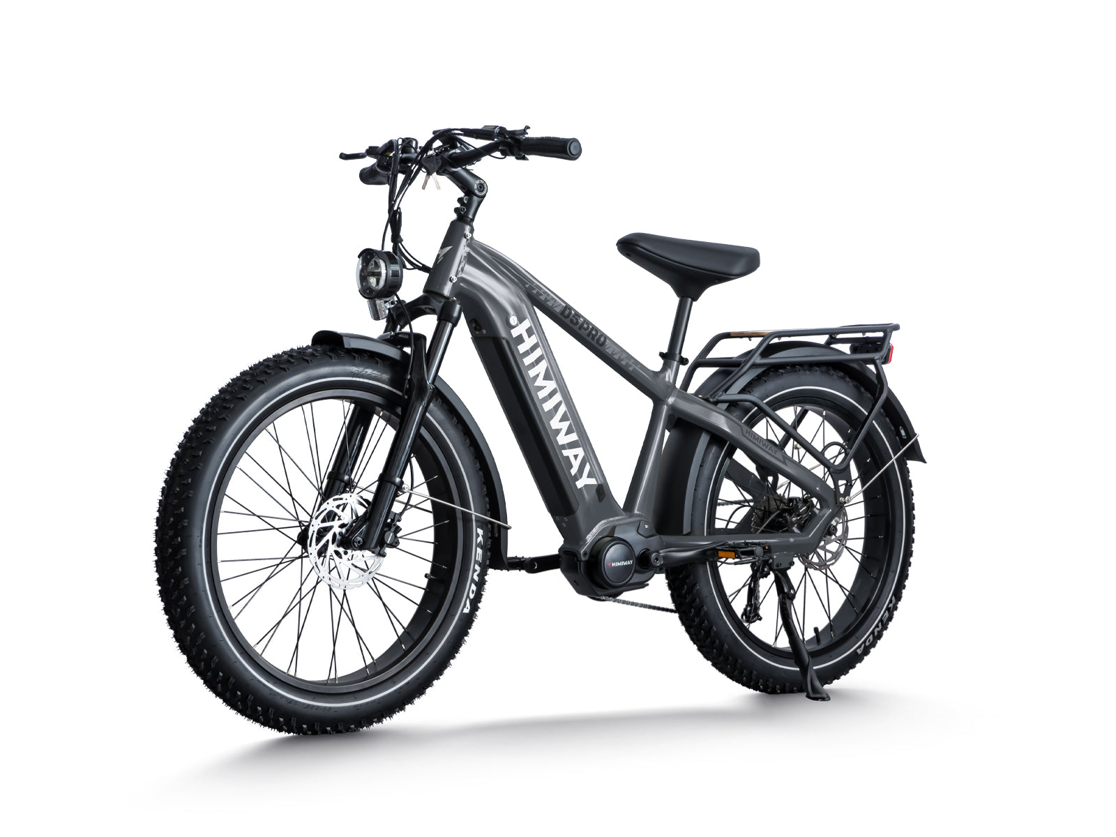 Himiway D5 Pro Stepover 500W Middrive Fat Tire All-Terrain Long Range E-Bike Grey