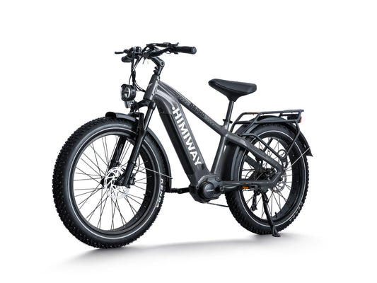 Himiway D5 Pro Stepover 500W Middrive Fat Tire All-Terrain Long Range E-Bike Grey