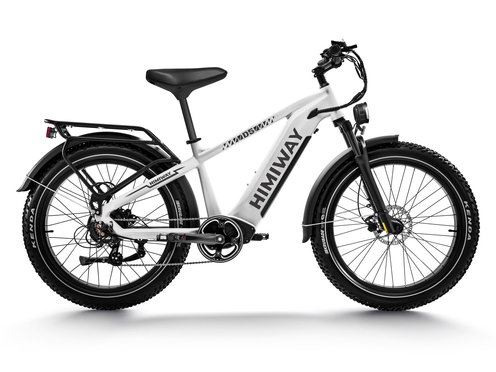 Himiway D5 Upgraded All-Terrain Long Range E-Bike White