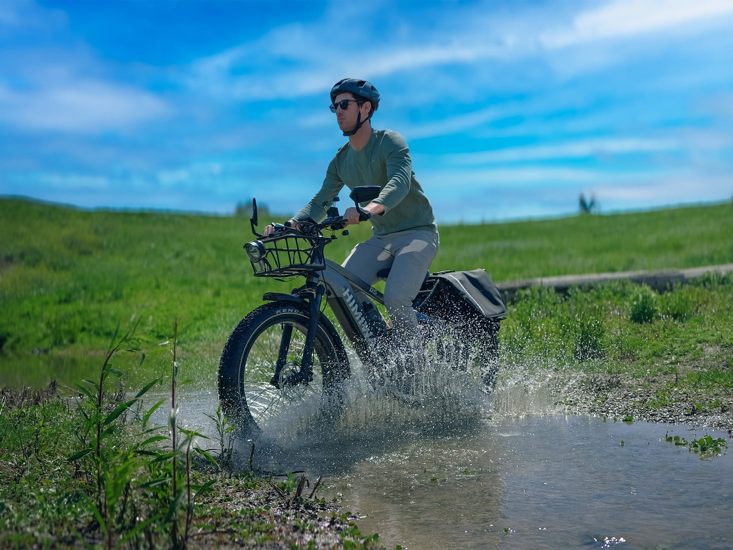 Himiway D5 Upgraded Stepover Fat Tire All-Terrain Long Range E-Bike