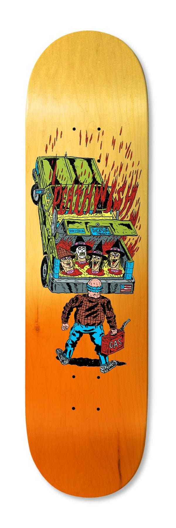 Deathwish Jon Dickson Full Heat 8.25in x 31.5in Skateboard Deck
