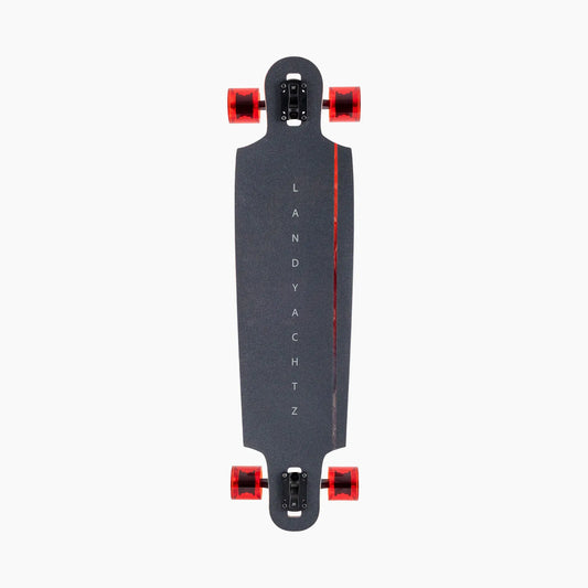 Landyachtz Drop Cat 38 Python Drop Through Rocker Freeride Longboard Complete