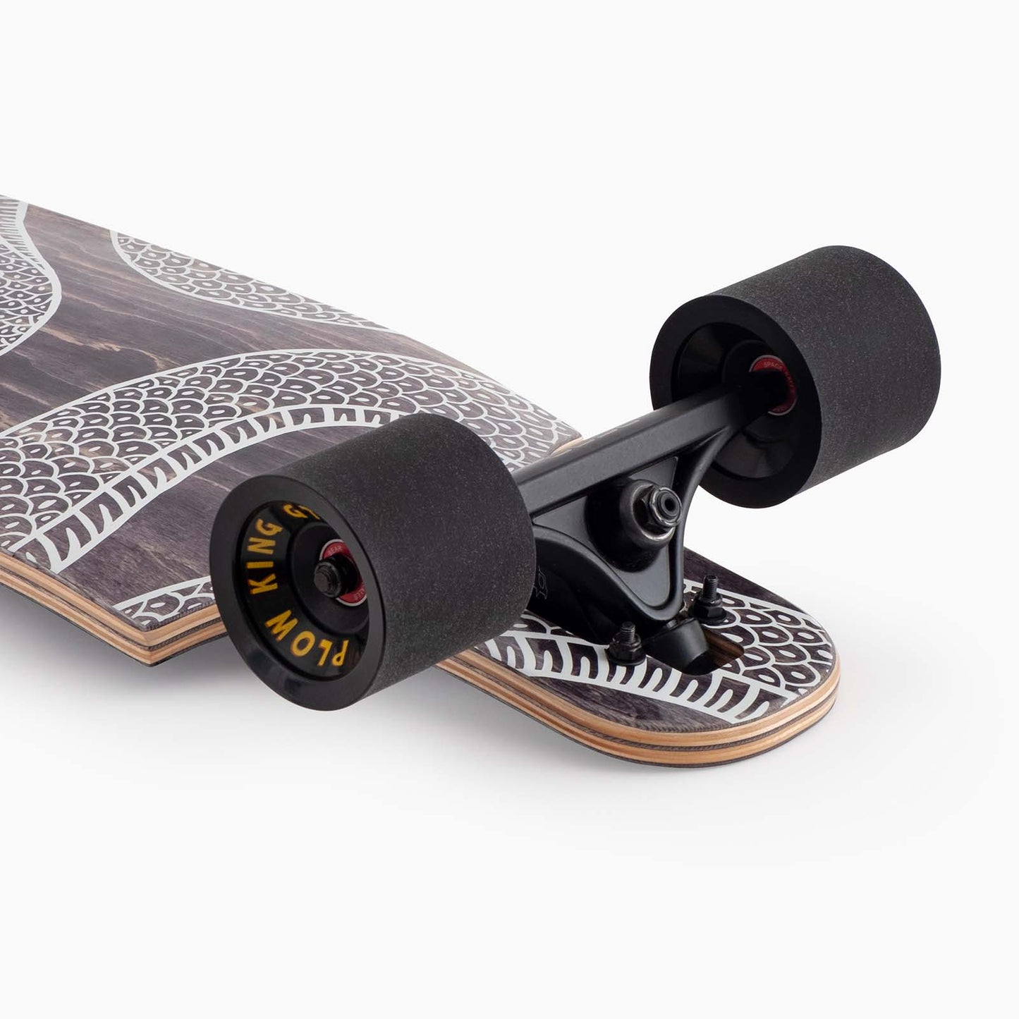 Landyachtz Drop Cat 38 Python Drop Through Rocker Freeride Longboard Complete