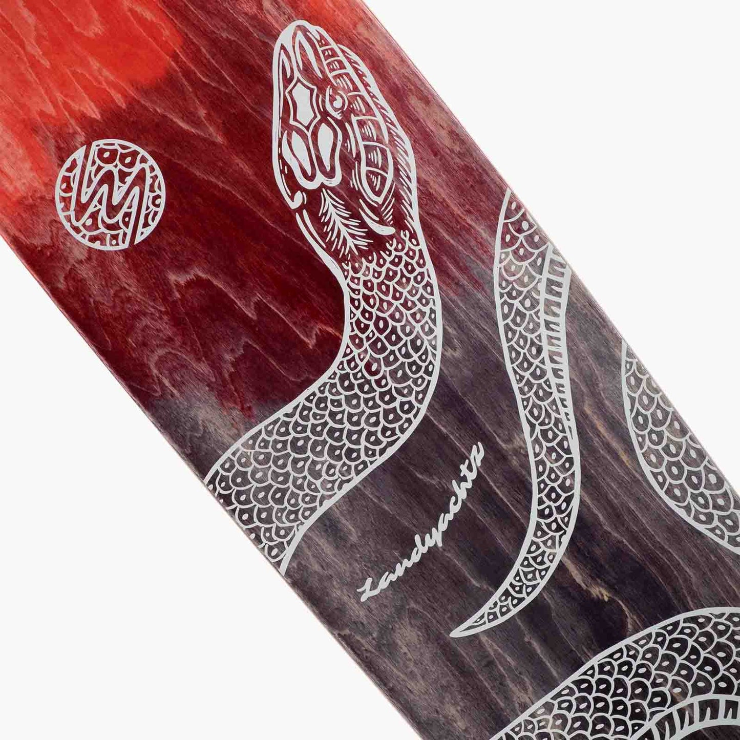 Landyachtz Drop Cat 38 Python Drop Through Rocker Freeride Longboard Complete