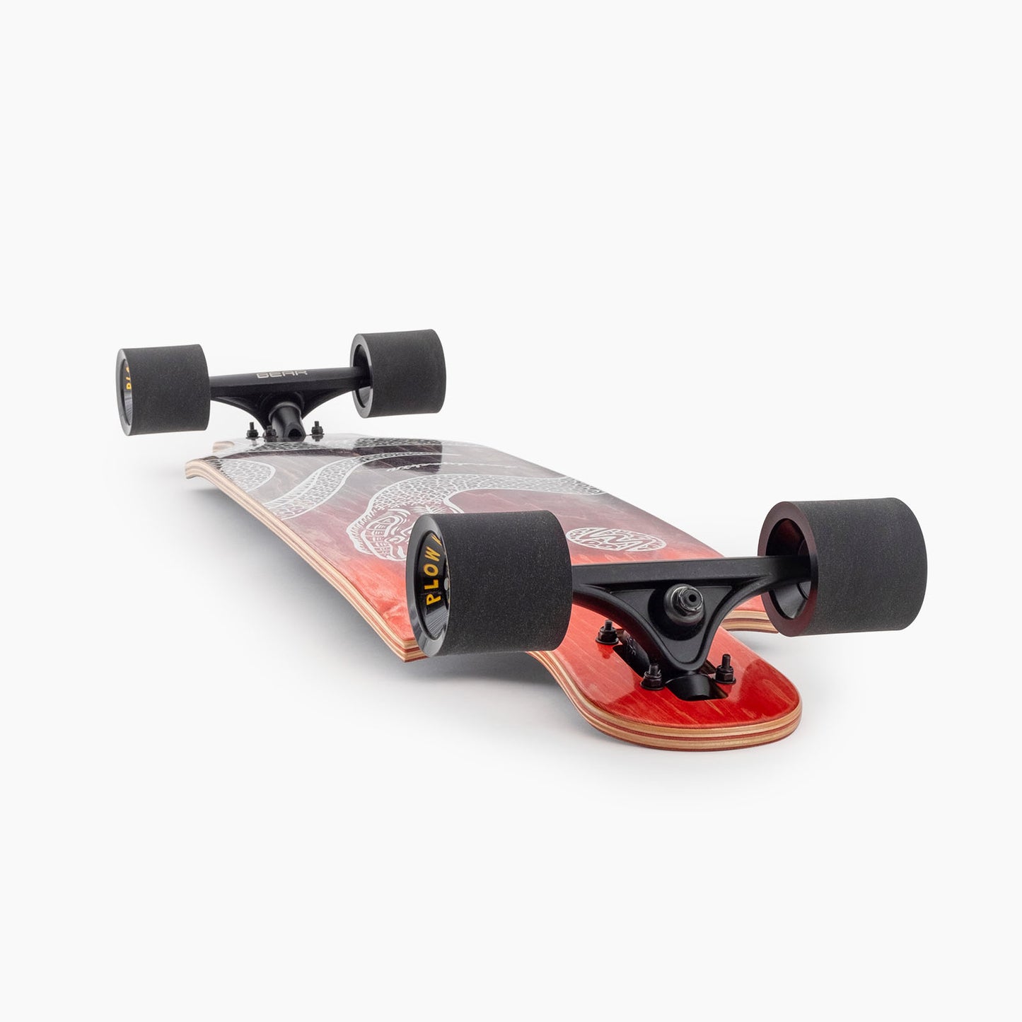 Landyachtz Drop Cat 38 Python Drop Through Rocker Freeride Longboard Complete