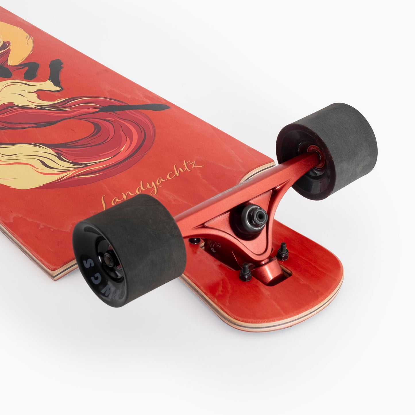 Landyachtz Drop Hammer Sun Fox Drop Thru Longboard Complete