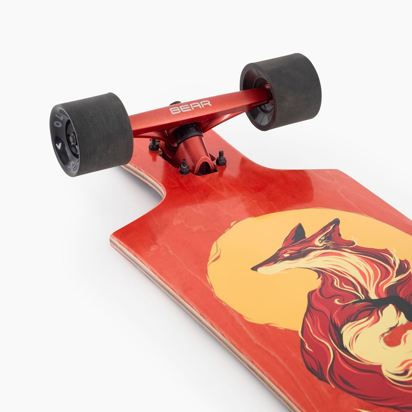 Landyachtz Drop Hammer Sun Fox Drop Thru Longboard Complete