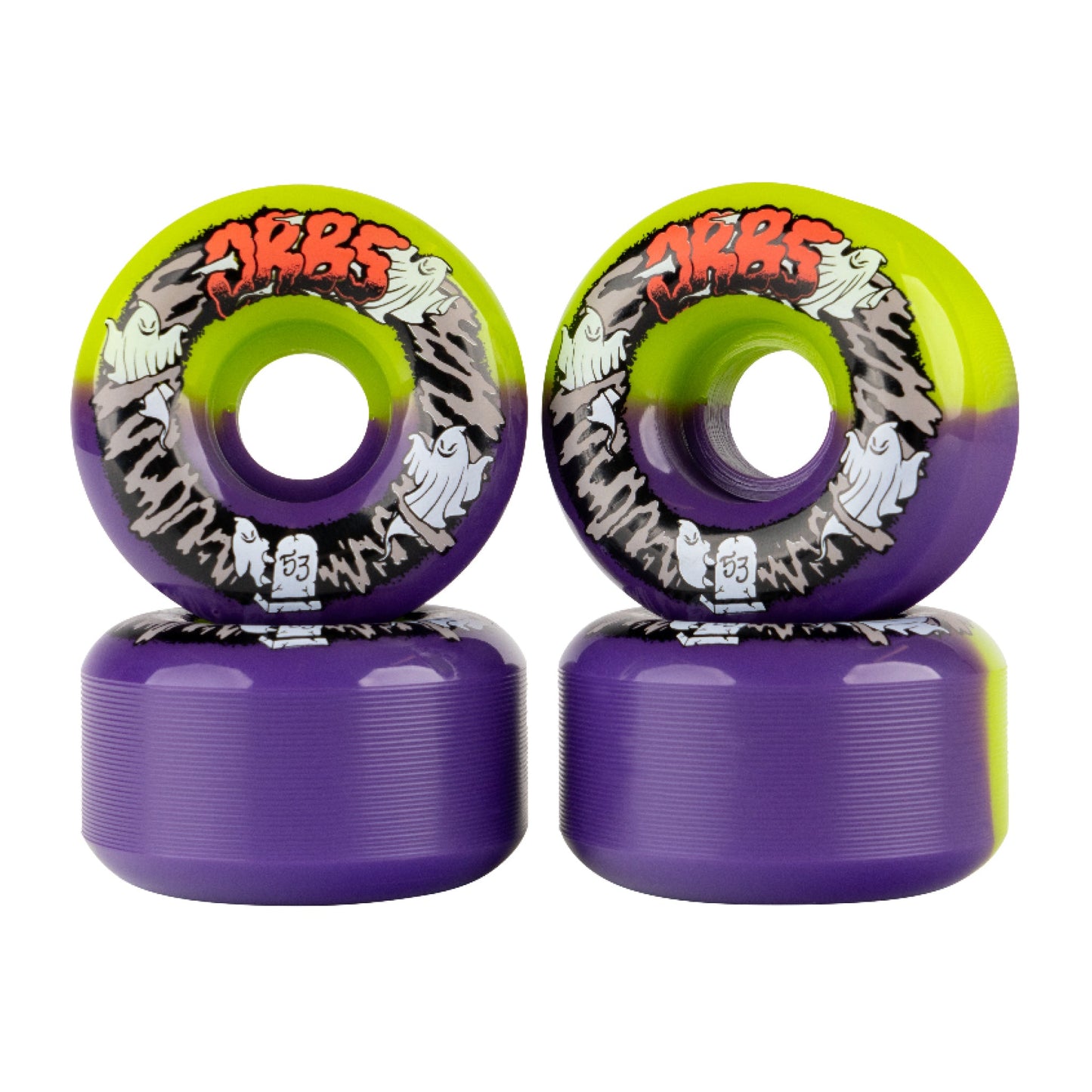 Orbs Apparitions Green/Purple 53mm 99a Skateboard Wheels