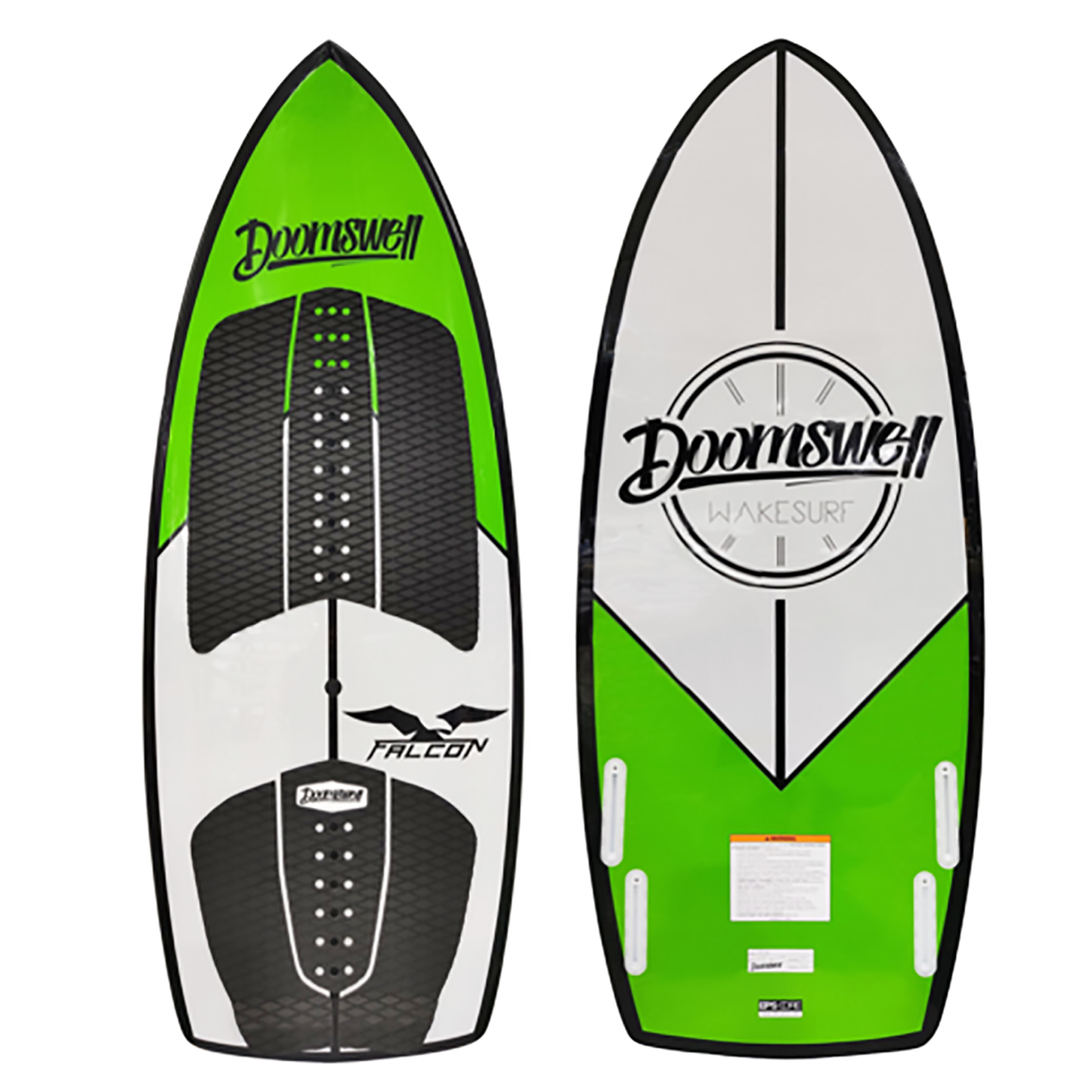 Doomswell Falcon - Deep V - Green Wakesurf Board