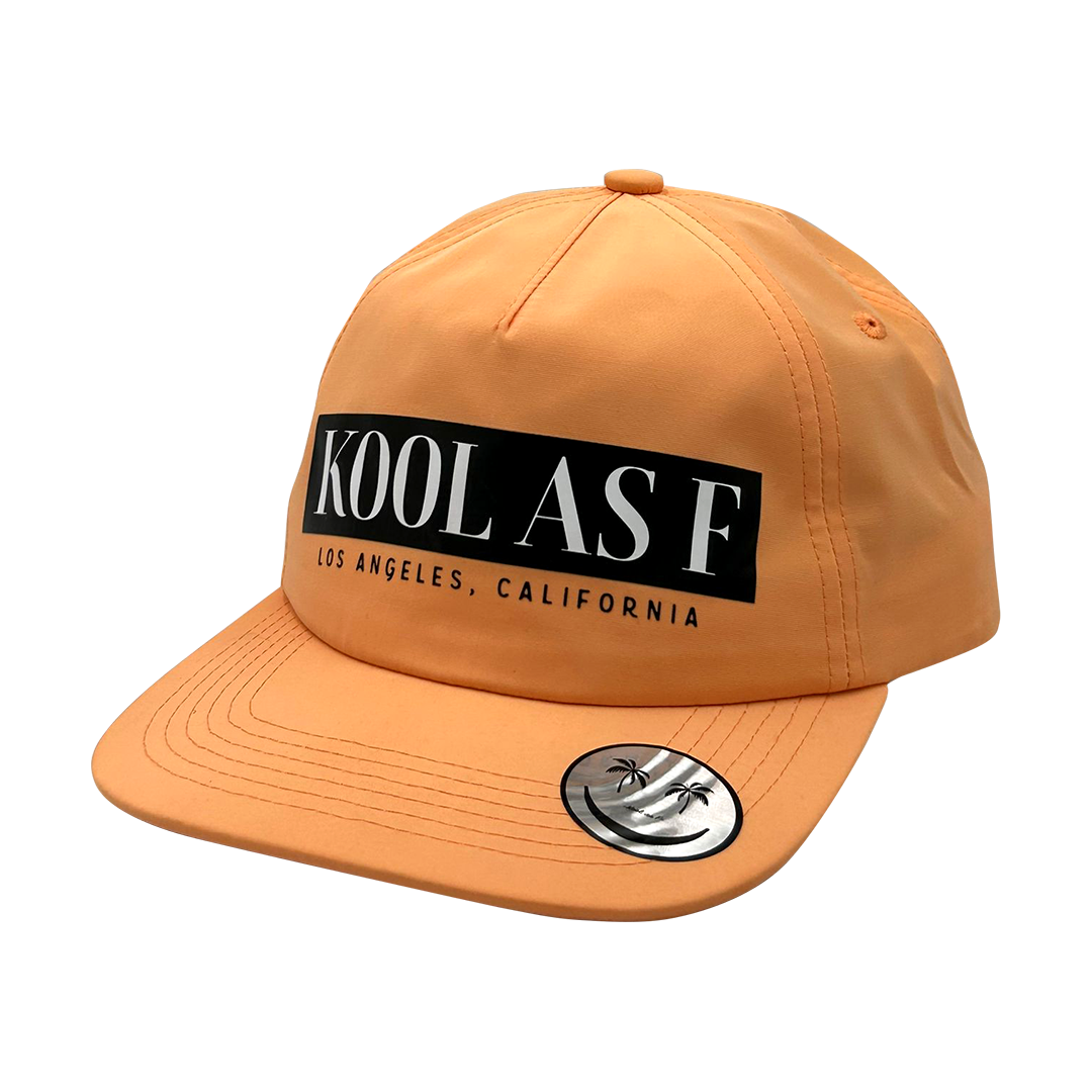 Kool As F Kaf Block Hat Orange with Black