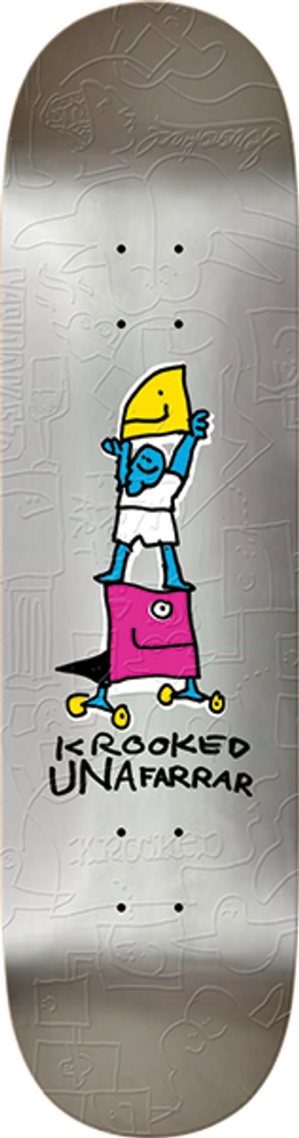 Krooked Una Farrar Stack 8.25in x 32.00in Skateboard Deck