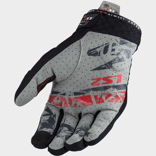 LS2 Civis Men's Touring Gloves, Black