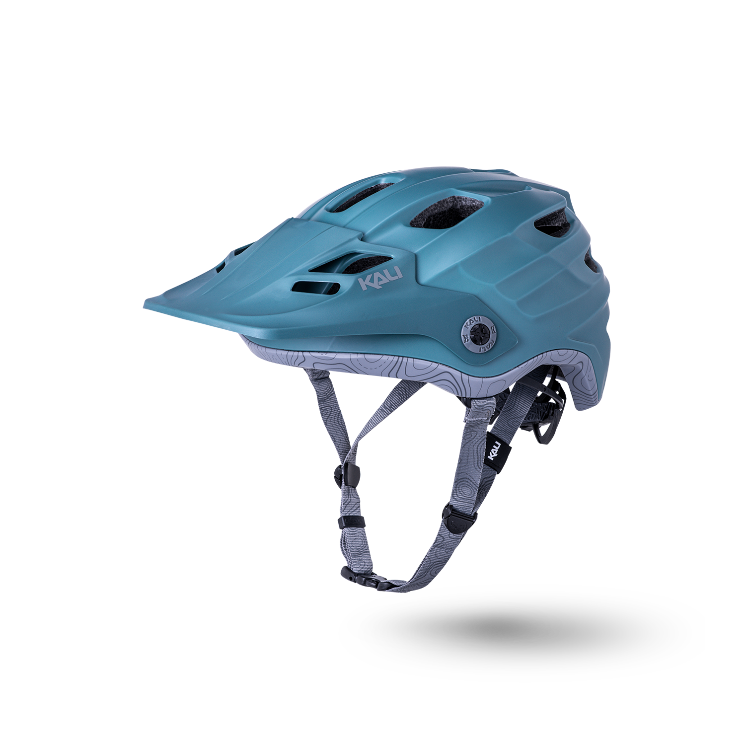 Kali Protectives Maya 3.0 MTB Mountain Bike Helmet Solid Matte Moss Silver