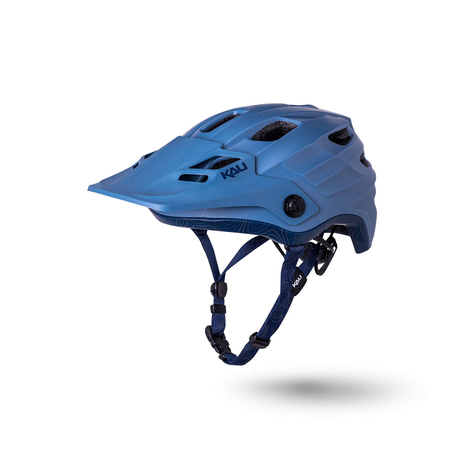 Kali Protectives Maya 3.0 MTB Mountain Bike Helmet Matte Thunder Blue Navy