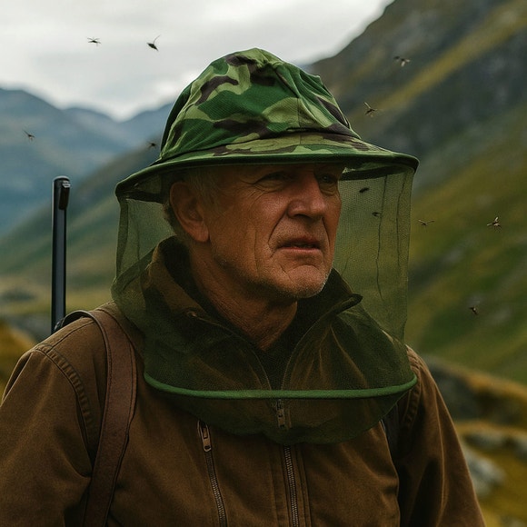 Mosquito Head Net Hat