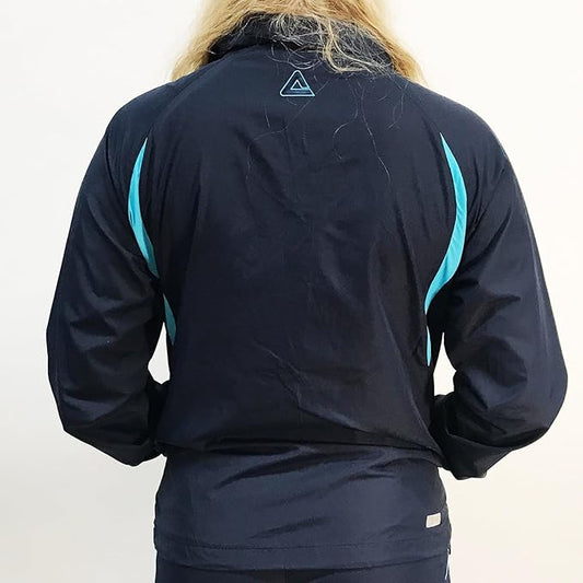 PEAK Women's Woven Tracksuit Pant and Jacket Set Navy