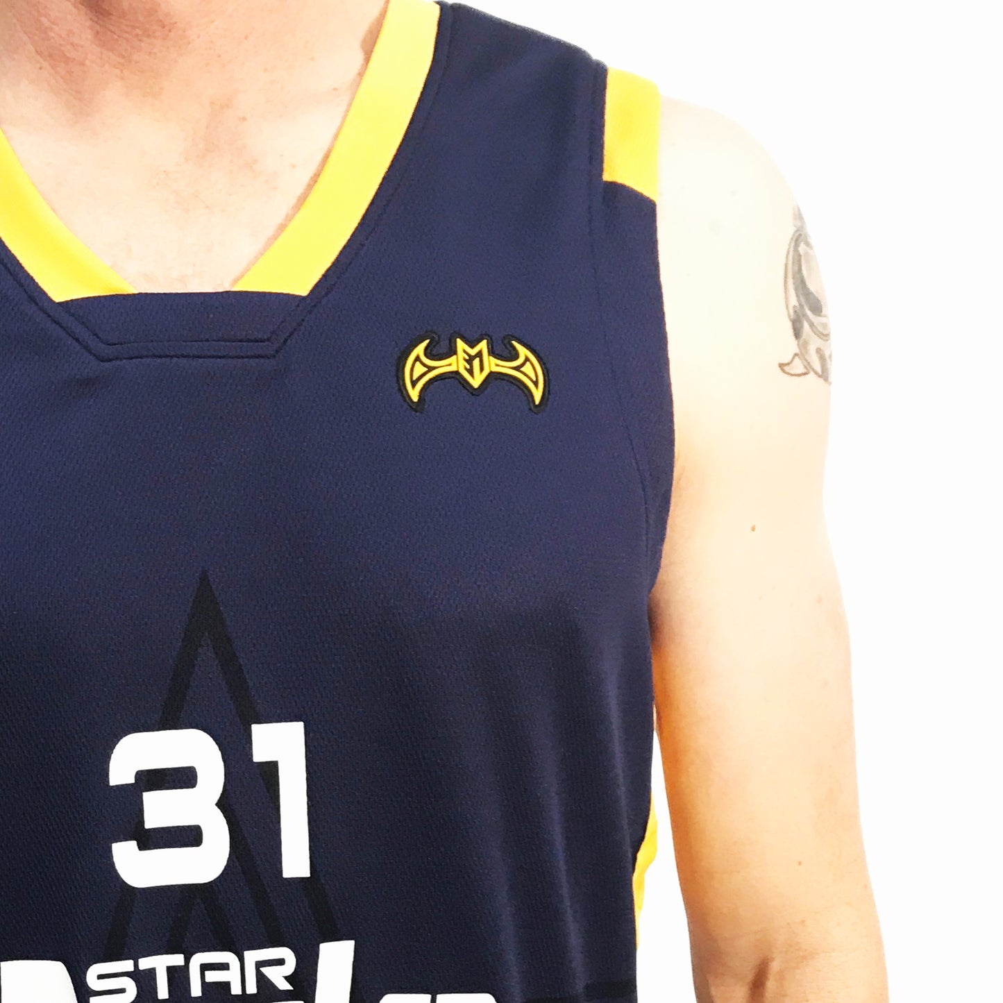Peak Men's 31 Star Shane Battier Match Basketball Jersey Navy