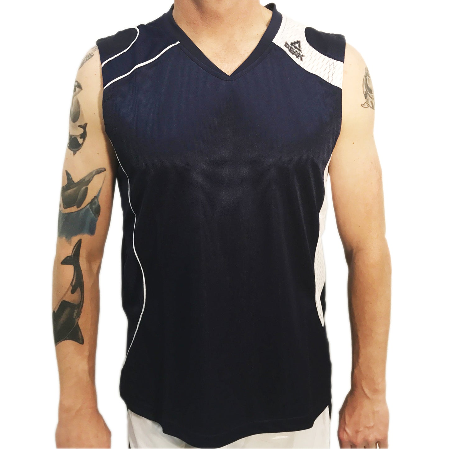 Peak Men's Match Basketball Jersey Navy