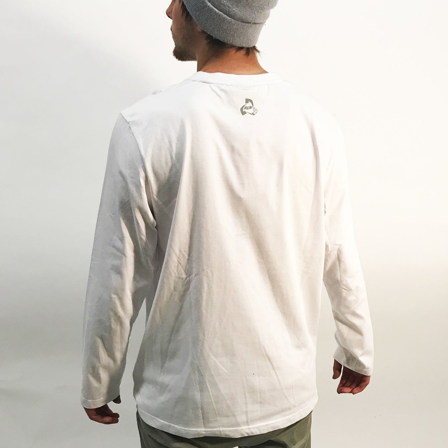 Peak Men's Peak Energy Tune Your Run Long Sleeve Tee White