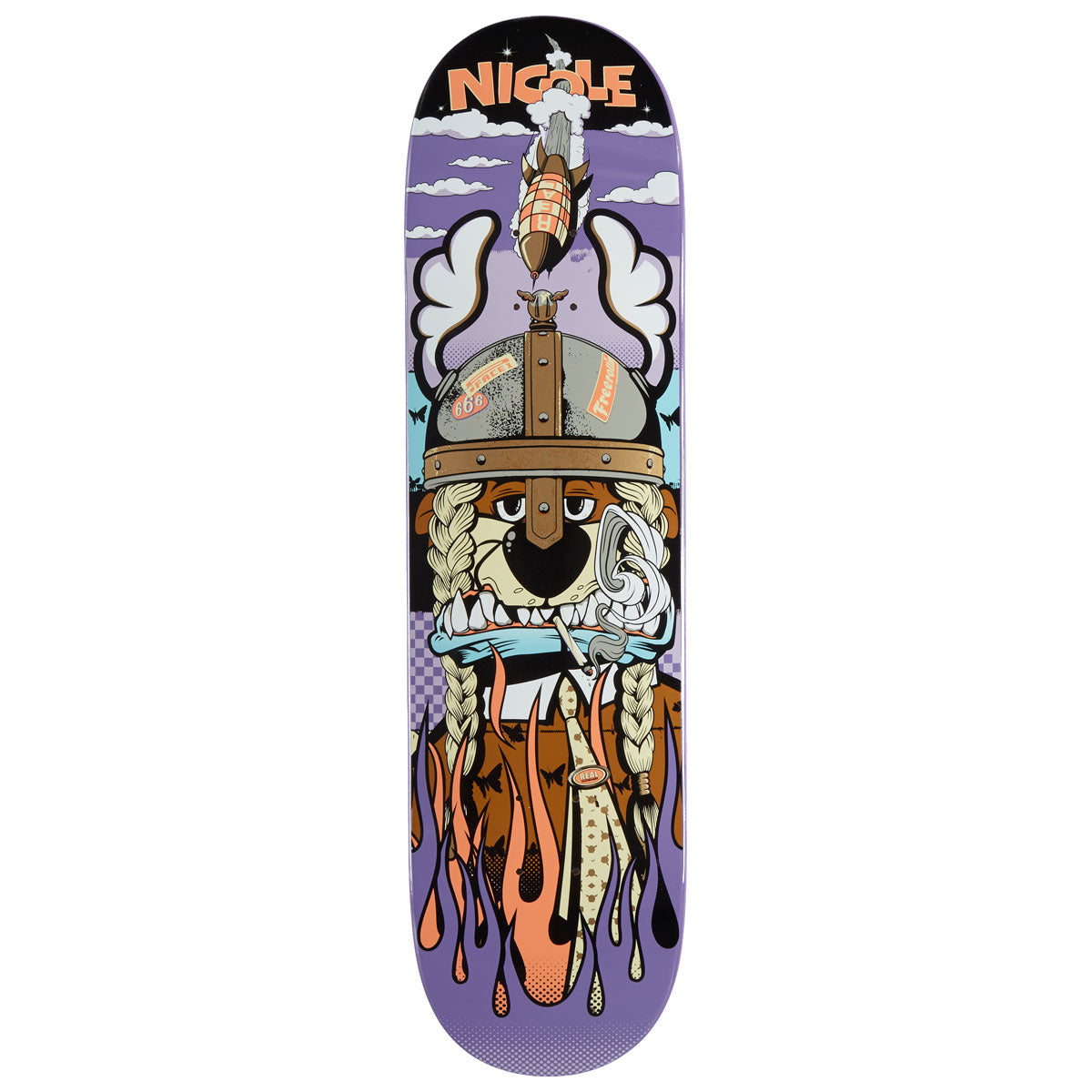 Real Hause x D*Face 8.06in x 31.5in Full SE Skateboard Deck