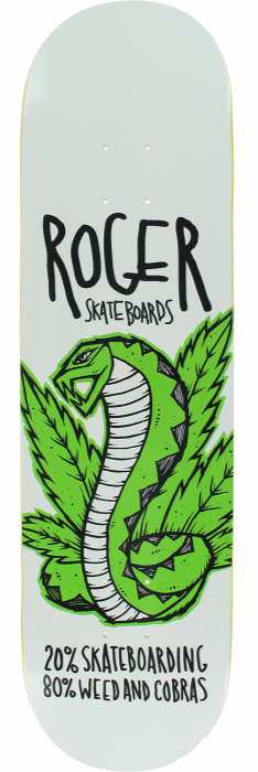 Roger Weed and Cobras 8.0in x 31.5in Skateboard Deck