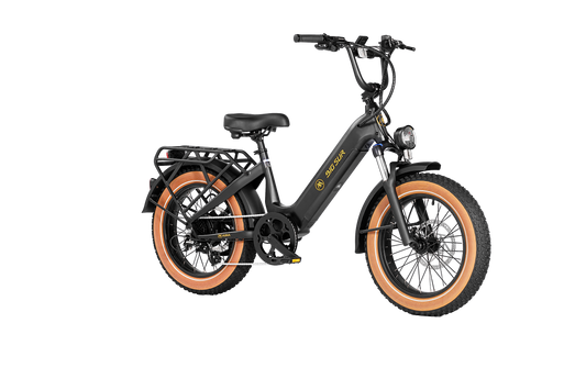 AIMA Big Sur Sport 20" Fat Tire Electric Bike Black