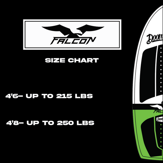 Doomswell Falcon Size Chart - built for heavier riders