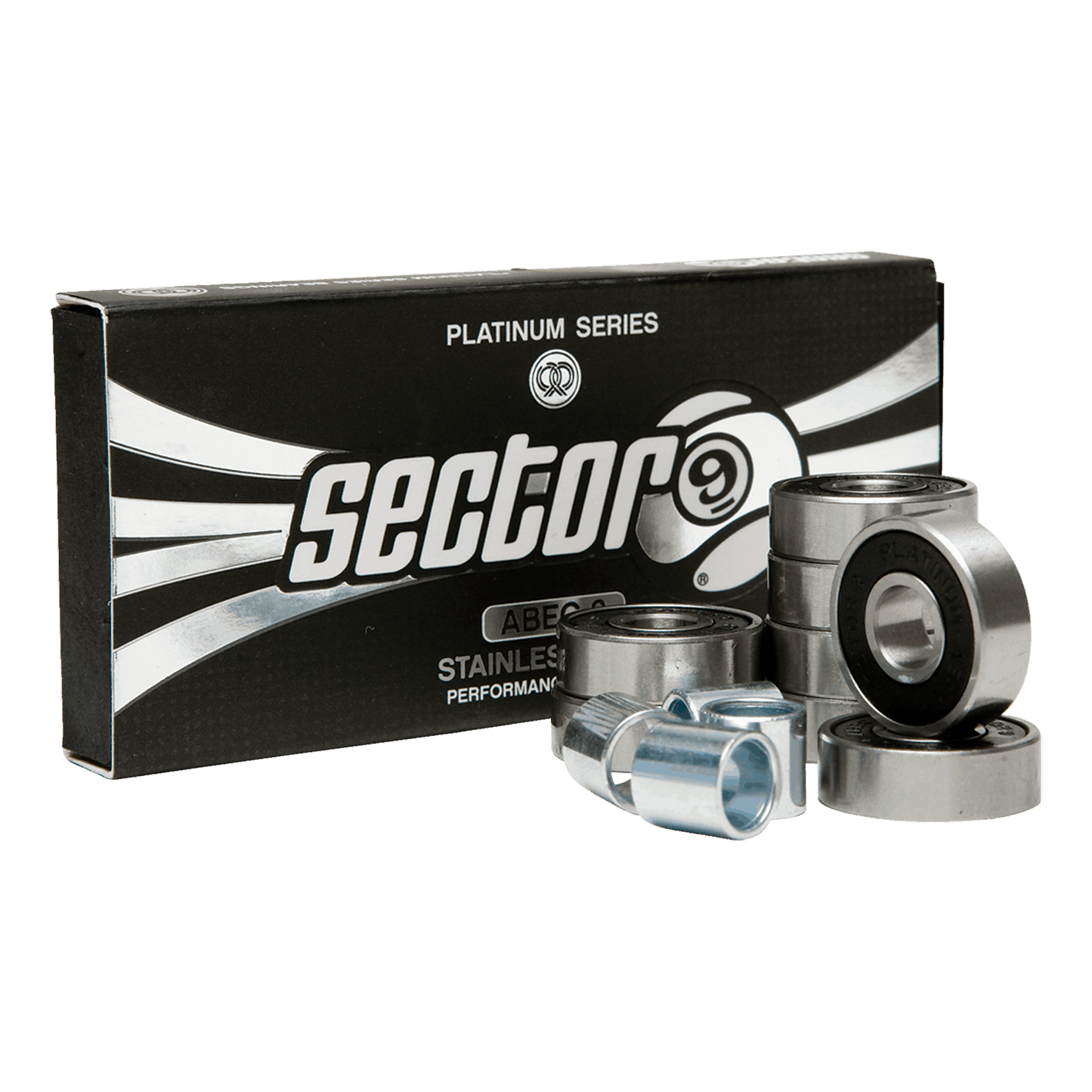 Sector 9 Platinum ABEC 9 Skateboard Bearings