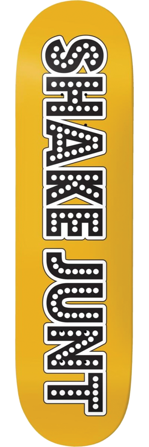 Shake Junt Stretch Yellow 8.5in x 32in Skateboard Deck
