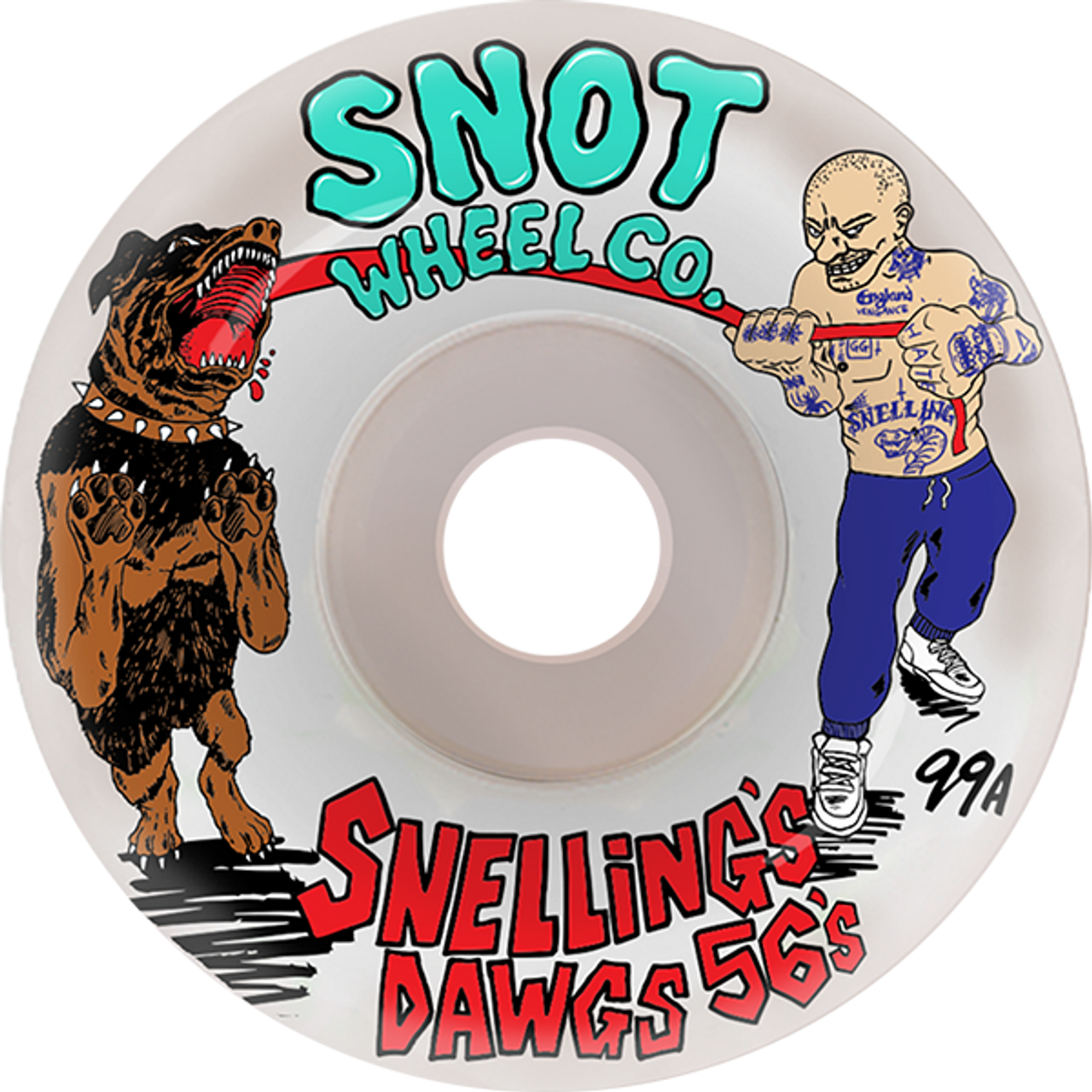 Snot Wheel Co. Snelling's Dawgs 56mm 99a Skateboard Wheels