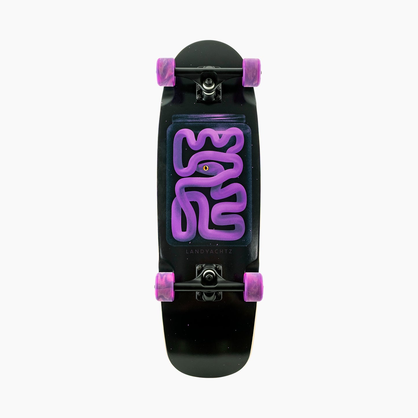 Landyachtz Tugboat Purple Snek Cruiser Longboard Complete