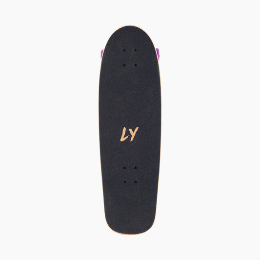 Landyachtz Tugboat Purple Snek Cruiser Longboard Complete