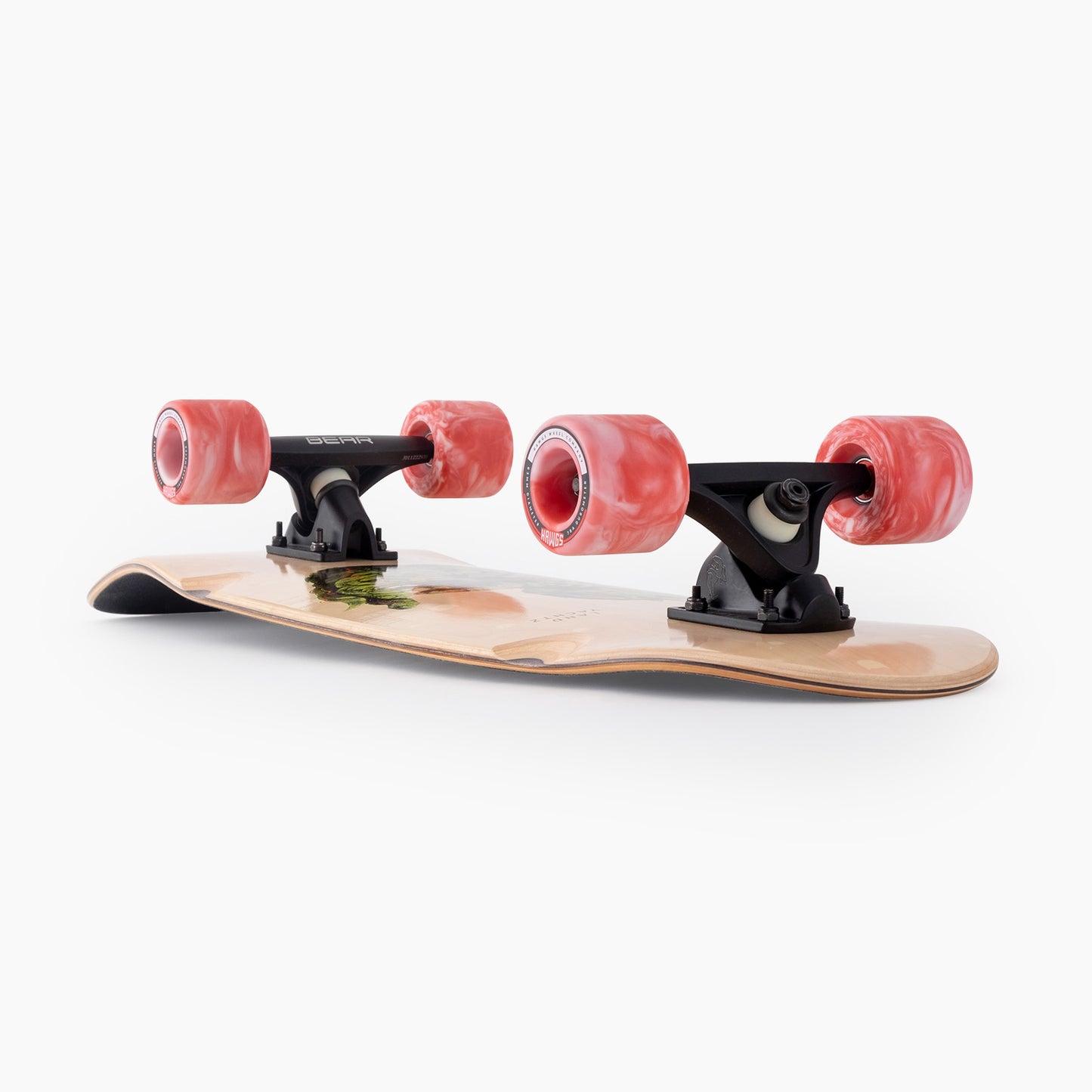 Landyachtz Tugboat Meowijuana Ultra Carve Cruiser Longboard Complete