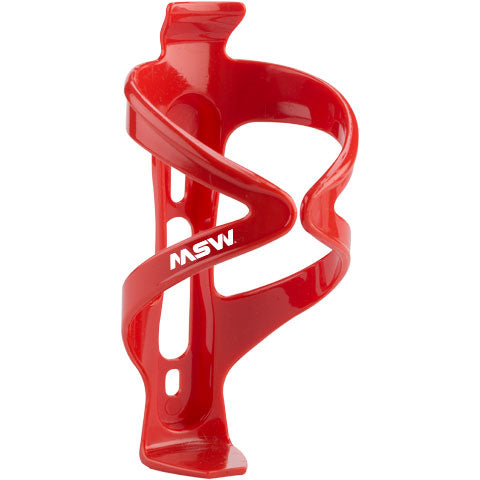 MSW PC-150 Composite Water Bottle Cage Red